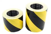 cable cover black and yellow tunnel tape